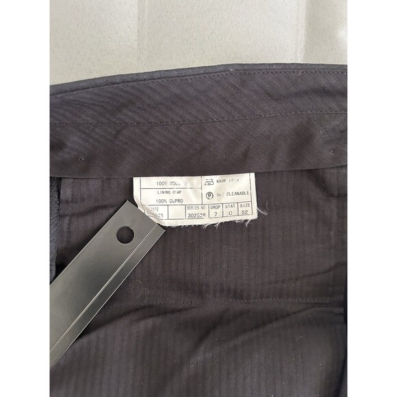 Billionaire Italian Couture Black Wool Trousers Pants Size XL (36") Rare - Picture 5 of 8